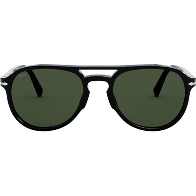 PO3235S, Black/Green Glass Lenses