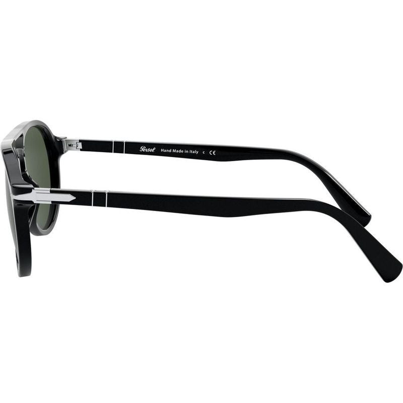 PO3235S, Black/Green Glass Lenses