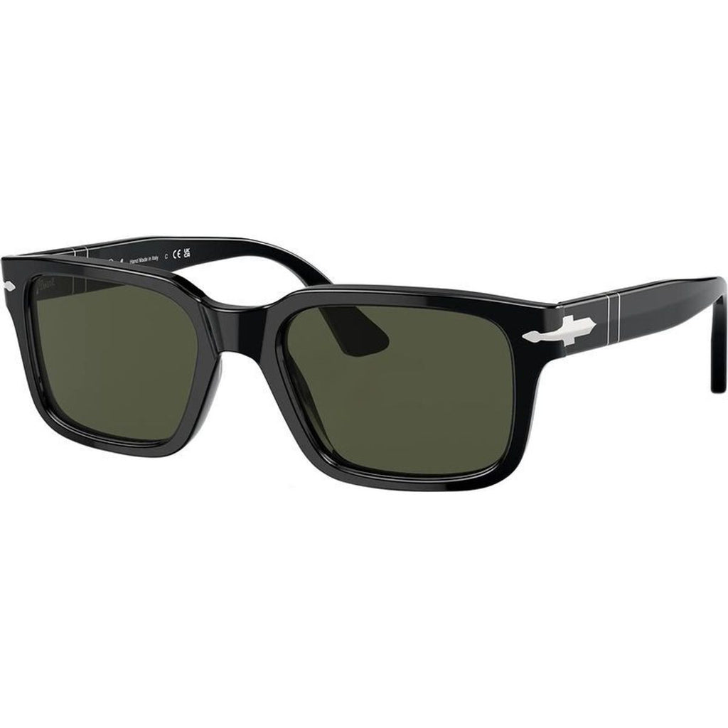 PO3272S, Black/Green Glass Lenses 53 Eye Size