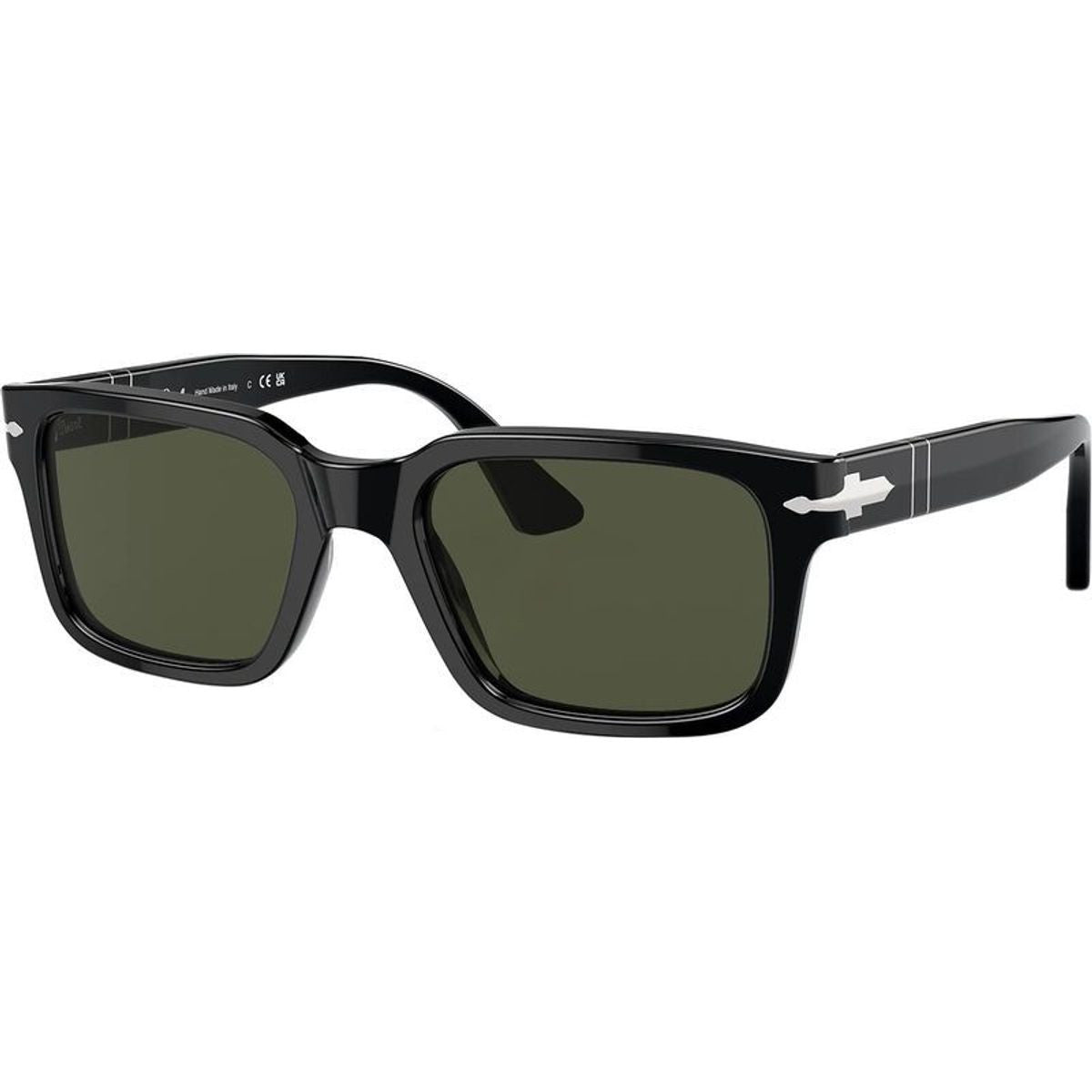 PO3272S, Black/Green Glass Lenses 55 Eye Size