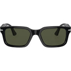 PO3272S, Black/Green Glass Lenses 55 Eye Size