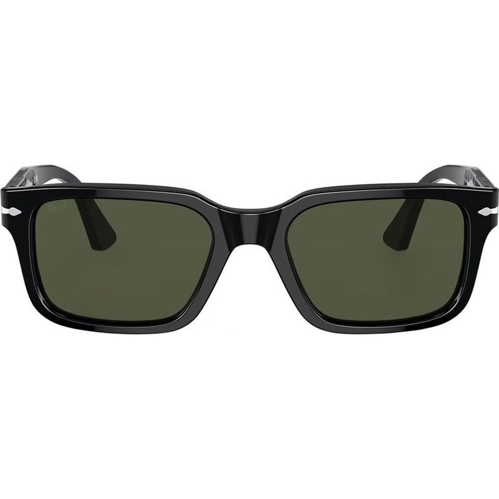 PO3272S, Black/Green Glass Lenses 53 Eye Size