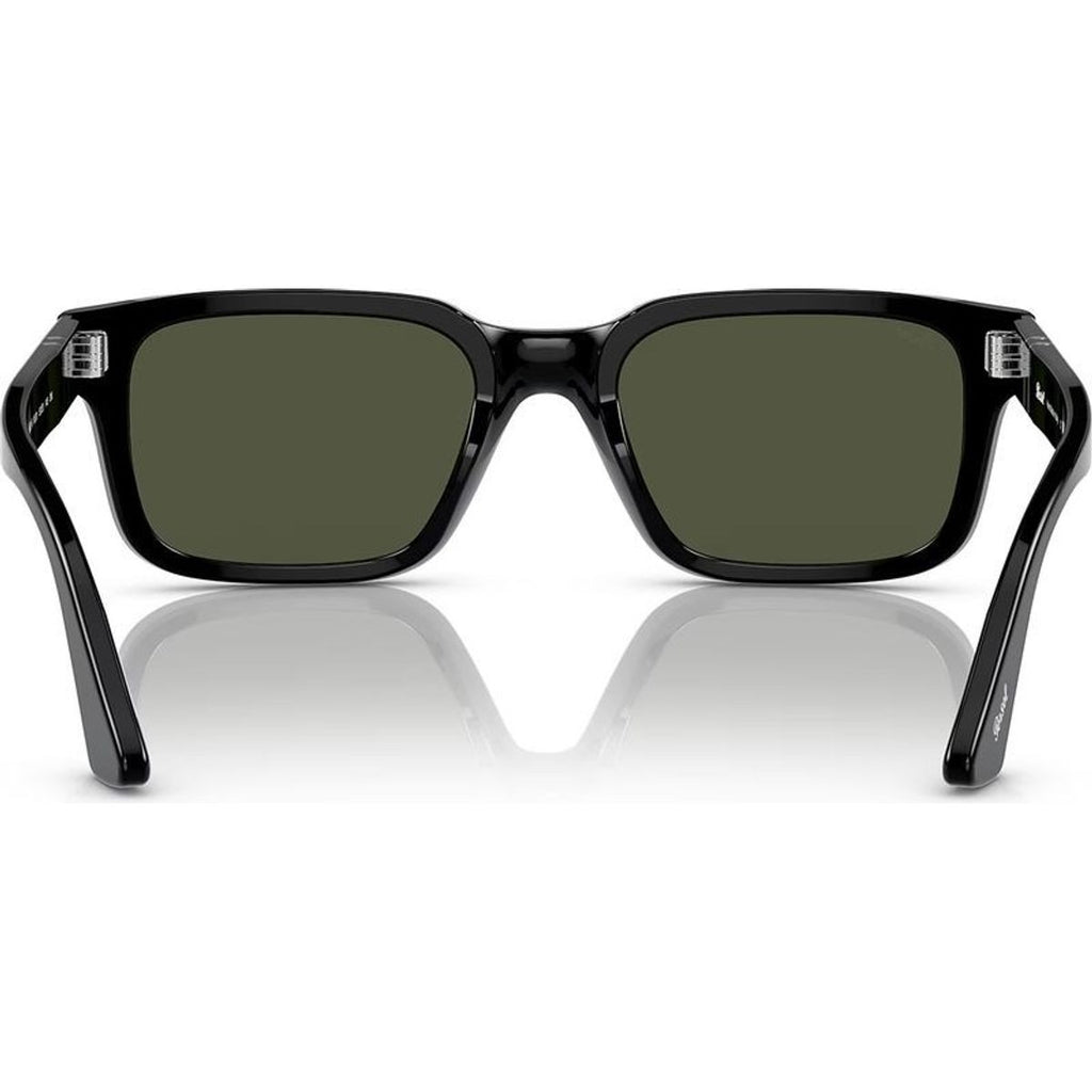 PO3272S, Black/Green Glass Lenses 55 Eye Size