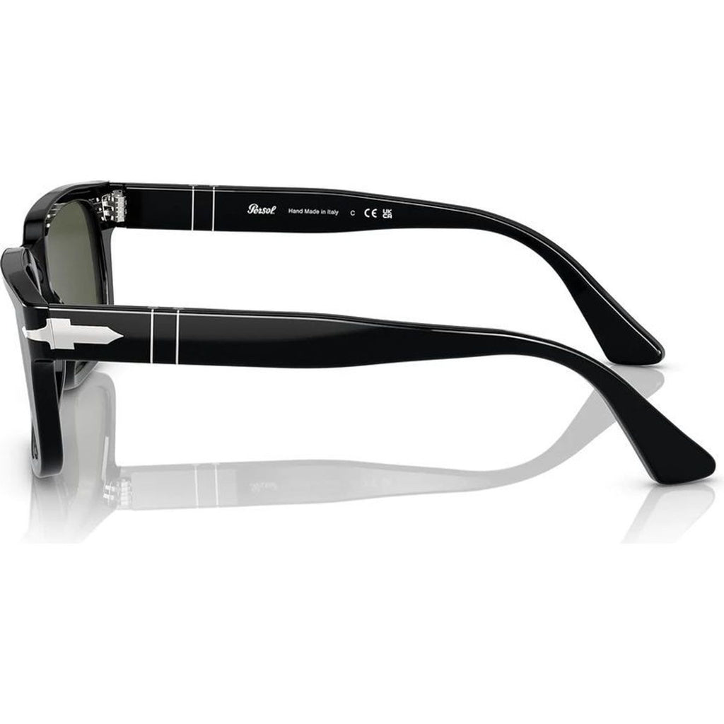PO3272S, Black/Green Glass Lenses 53 Eye Size
