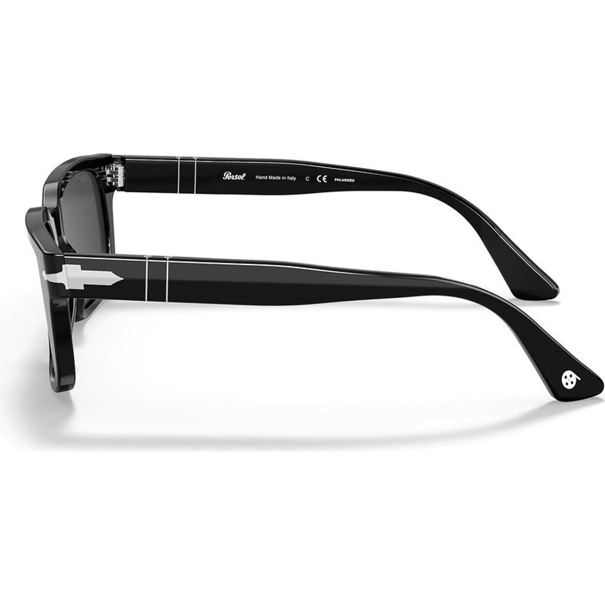 PO3272S, Black/Dark Grey Polarised Glass Lenses