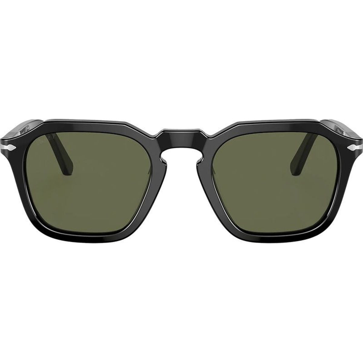 PO3292S, Black/Green Polarised Glass Lenses 50 Eye Size