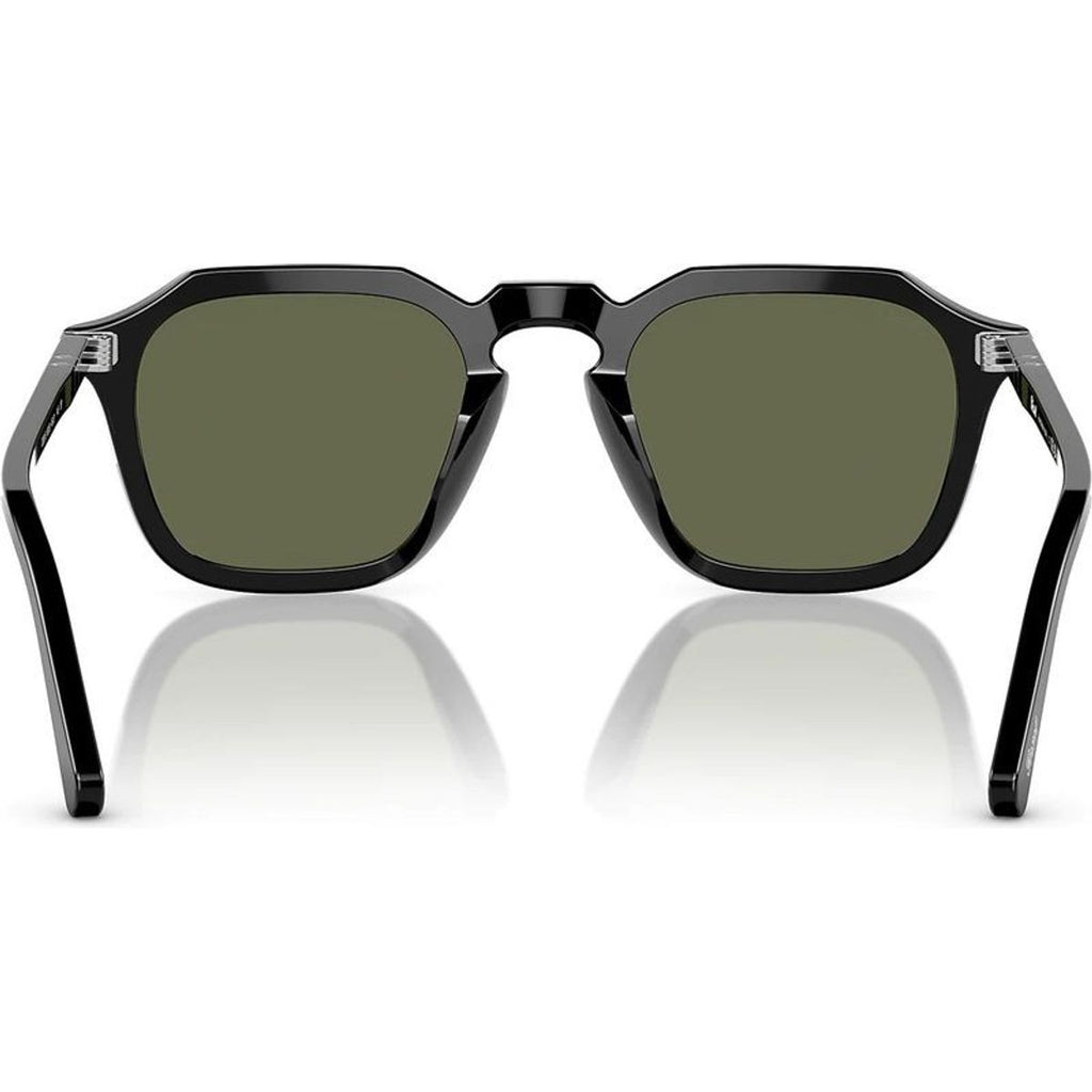 PO3292S, Black/Green Polarised Glass Lenses 50 Eye Size
