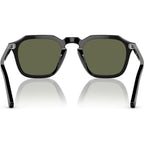 PO3292S, Black/Green Polarised Glass Lenses 50 Eye Size
