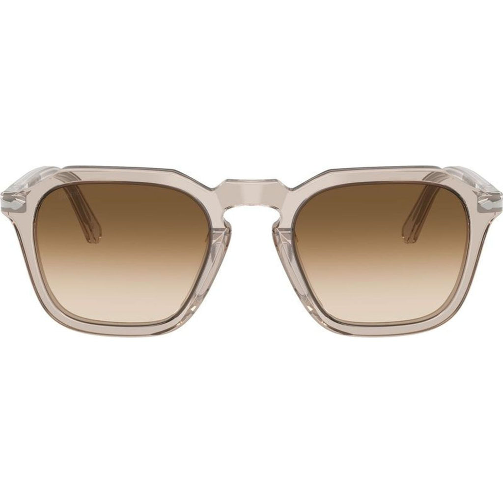 PO3292S, Transparent Brown/Brown Clear Gradient Glass Lenses