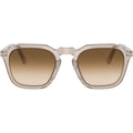 PO3292S, Transparent Brown/Brown Clear Gradient Glass Lenses