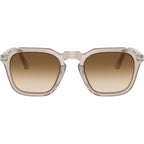 PO3292S, Transparent Brown/Brown Clear Gradient Glass Lenses
