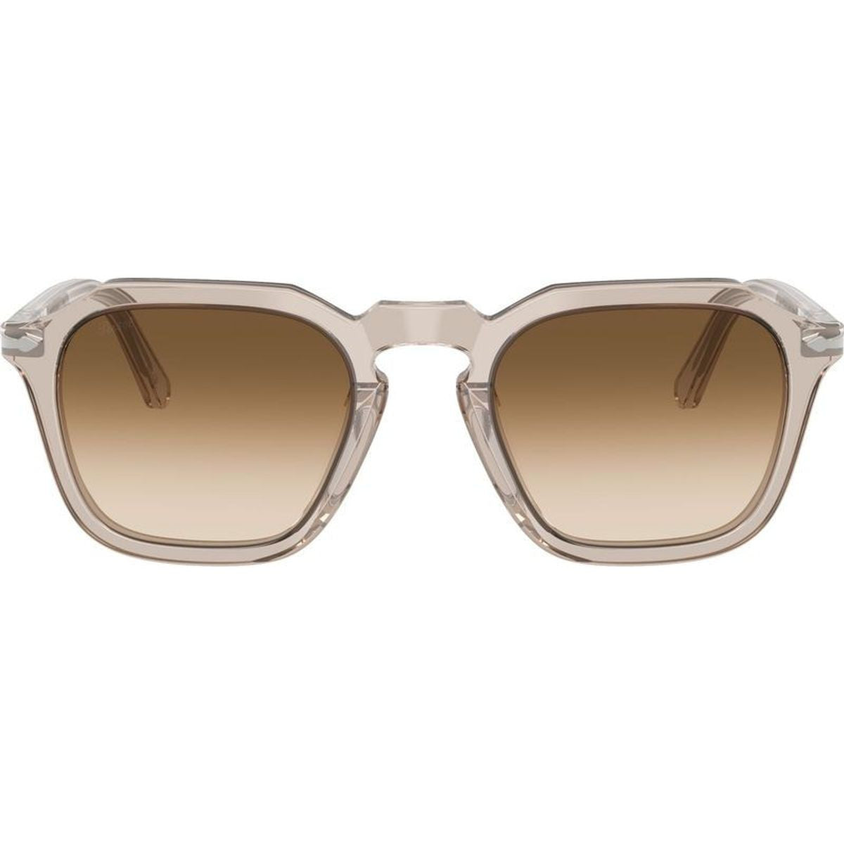 PO3292S, Transparent Brown/Brown Clear Gradient Glass Lenses