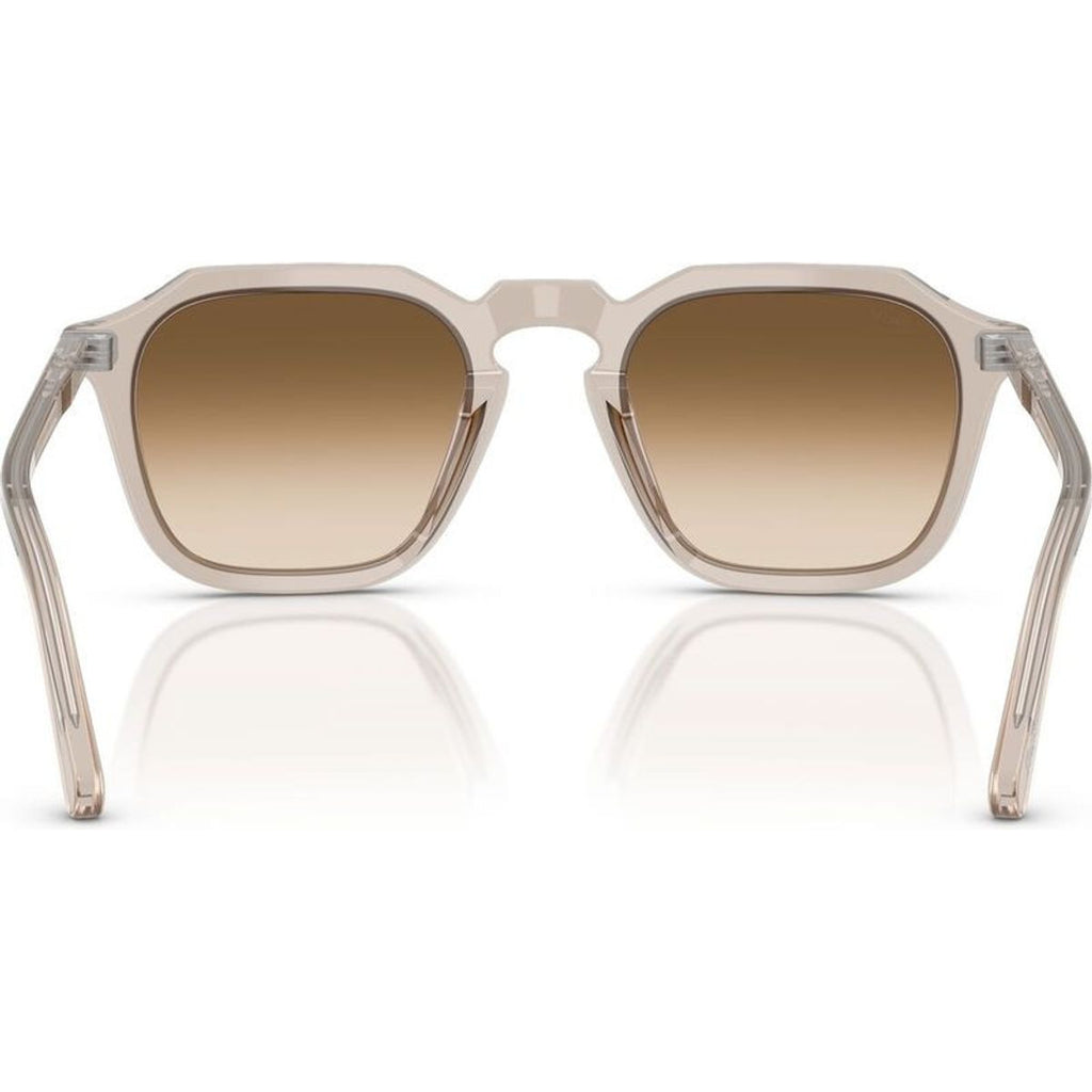 PO3292S, Transparent Brown/Brown Clear Gradient Glass Lenses