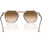 PO3292S, Transparent Brown/Brown Clear Gradient Glass Lenses