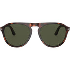 PO3302S, Havana/Green Glass Lenses
