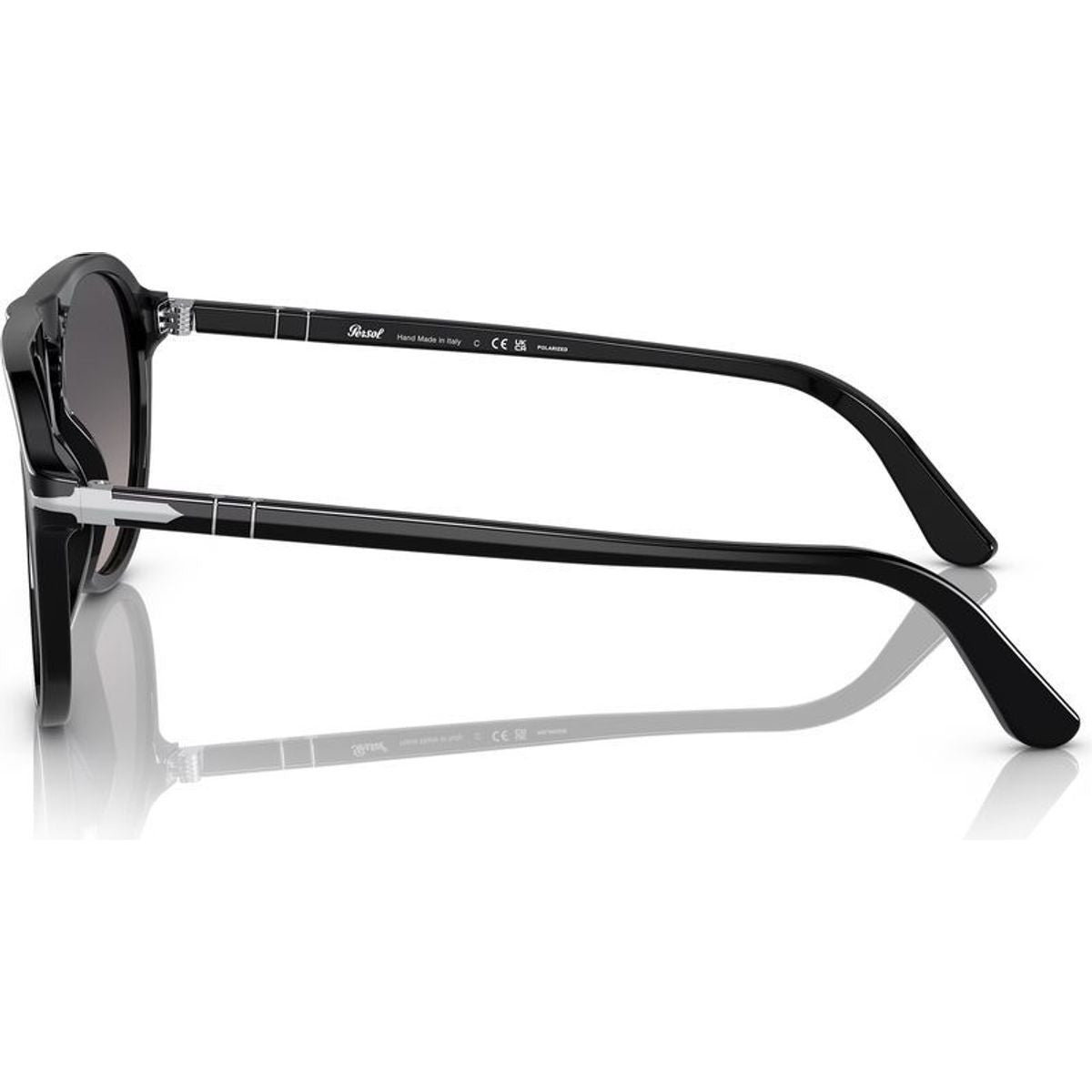 PO3302S, Black/Grey Gradient Polarised Glass Lenses