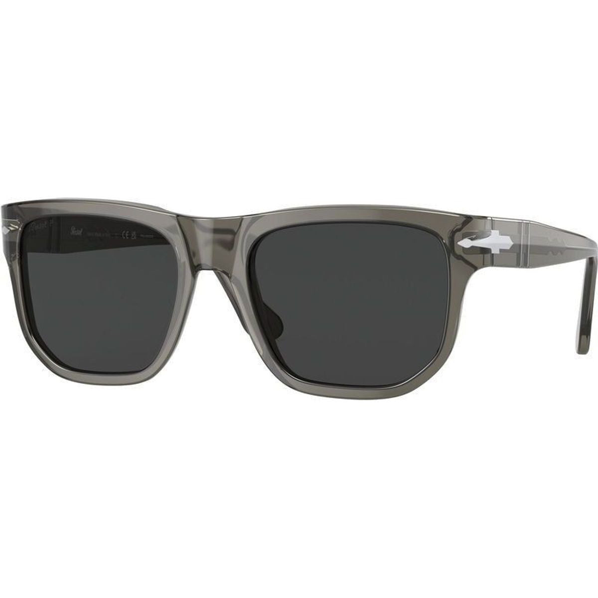 PO3306S, Opal Smoke/Dark Grey Polarised Glass Lenses 55 Eye Size