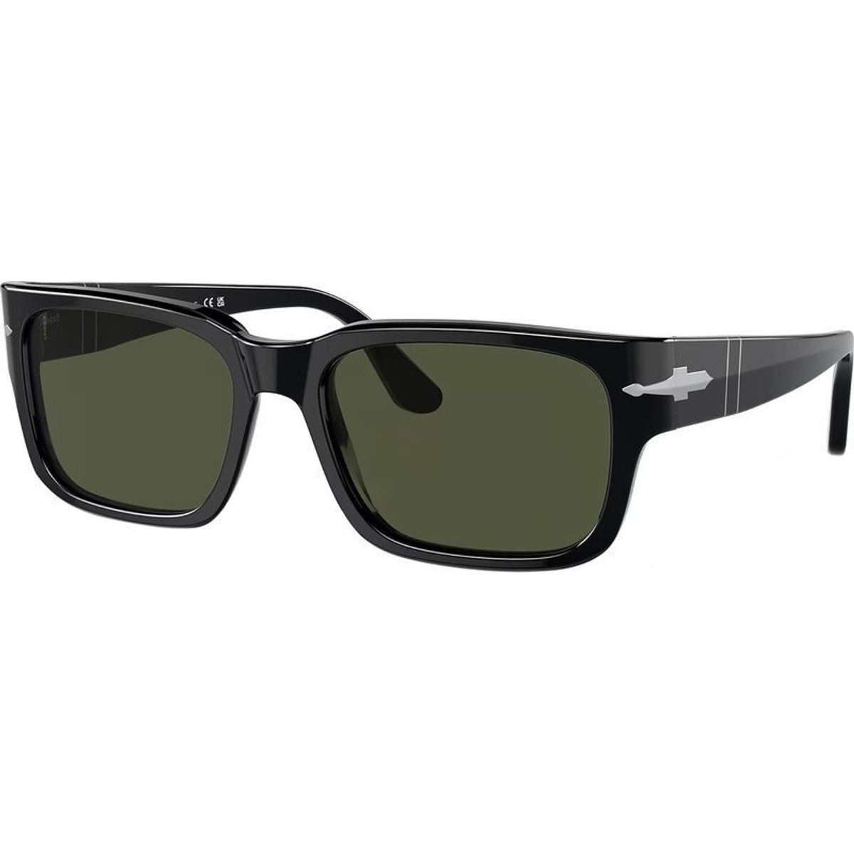 PO3315S, Black/Green Glass Lenses 55 Eye Size