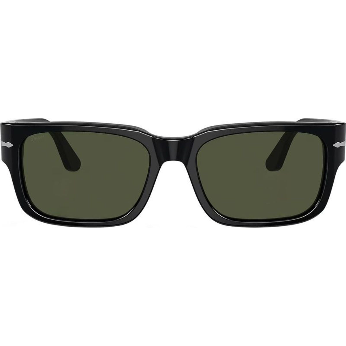 PO3315S, Black/Green Glass Lenses 55 Eye Size