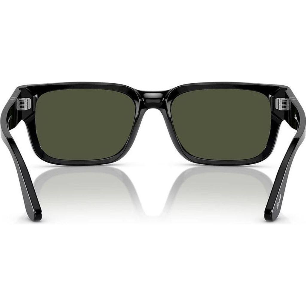 PO3315S, Black/Green Glass Lenses 55 Eye Size