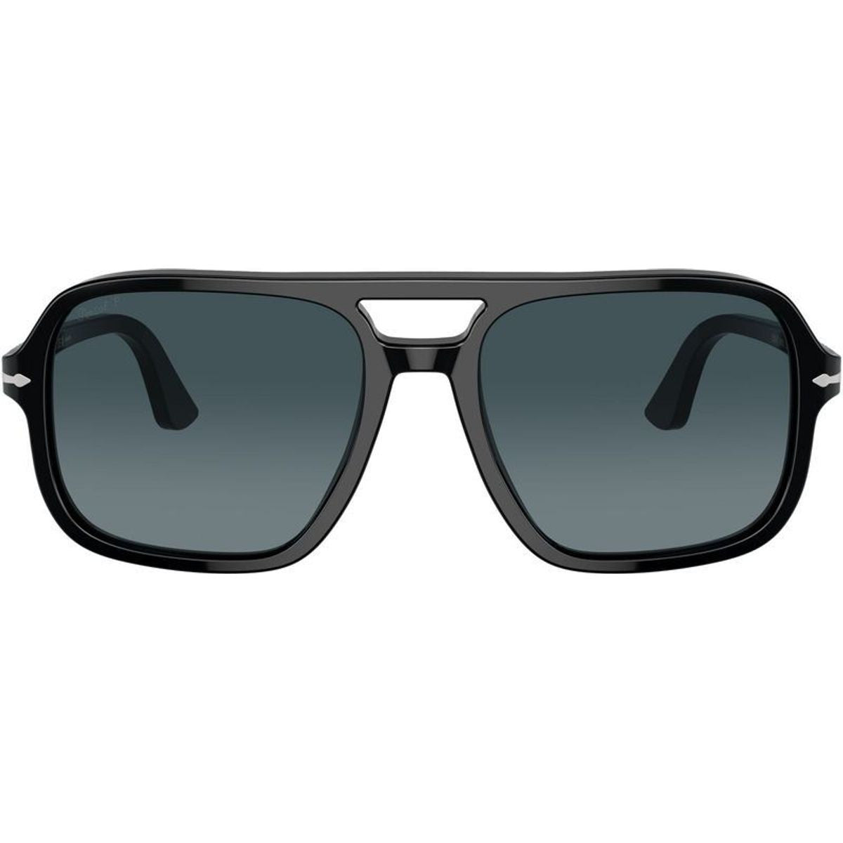 PO3328S, Black/Blue Gradient Polarised Glass Lenses 55 Eye Size