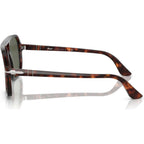 PO3328S, Havana/Green Glass Lenses 55 Eye Size