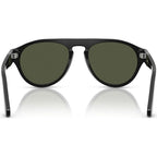 PO3370S, Black/Green Glass Lenses 53 Eye Size