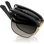 PO3375S, Black/Grey Gradient Glass Lenses 52 Eye Size