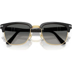 PO3375S, Black/Grey Gradient Glass Lenses 52 Eye Size