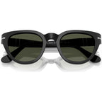PO3379S, Black/Green Glass Lenses 51 Eye Size