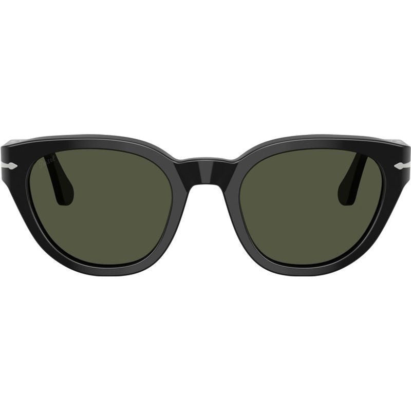 PO3379S, Black/Green Glass Lenses 51 Eye Size