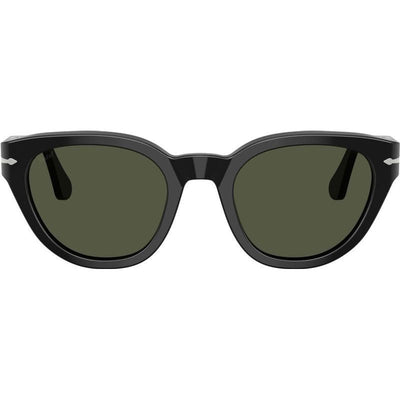 PO3379S, Black/Green Glass Lenses 51 Eye Size