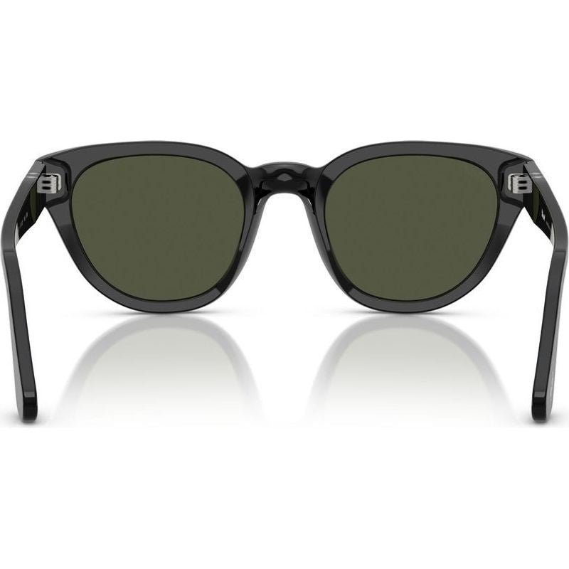 PO3379S, Black/Green Glass Lenses 51 Eye Size