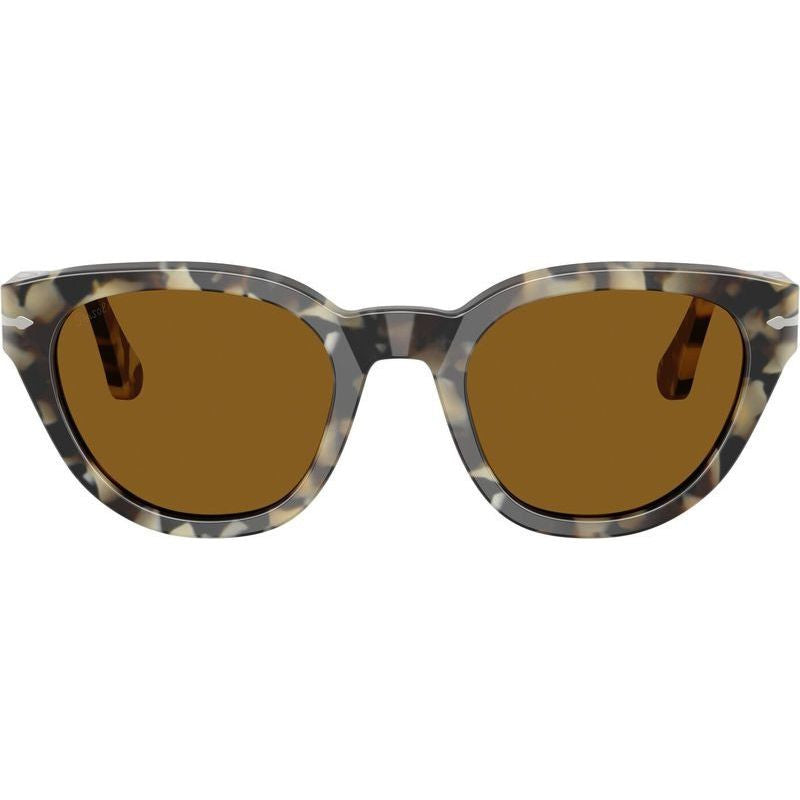 PO3379S, Brown Tortoise/Brown Glass Lenses 51 Eye Size