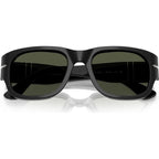 PO3380S, Black/Green Glass Lenses 52 Eye Size