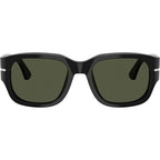 PO3380S, Black/Green Glass Lenses 52 Eye Size
