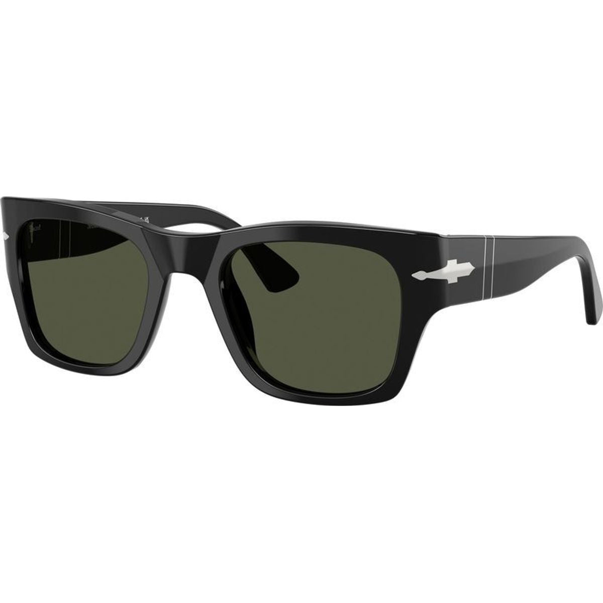 PO3384S, Black/Green Glass Lenses 52 Eye Size