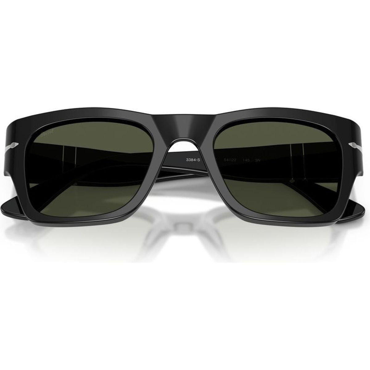 PO3384S, Black/Green Glass Lenses 52 Eye Size
