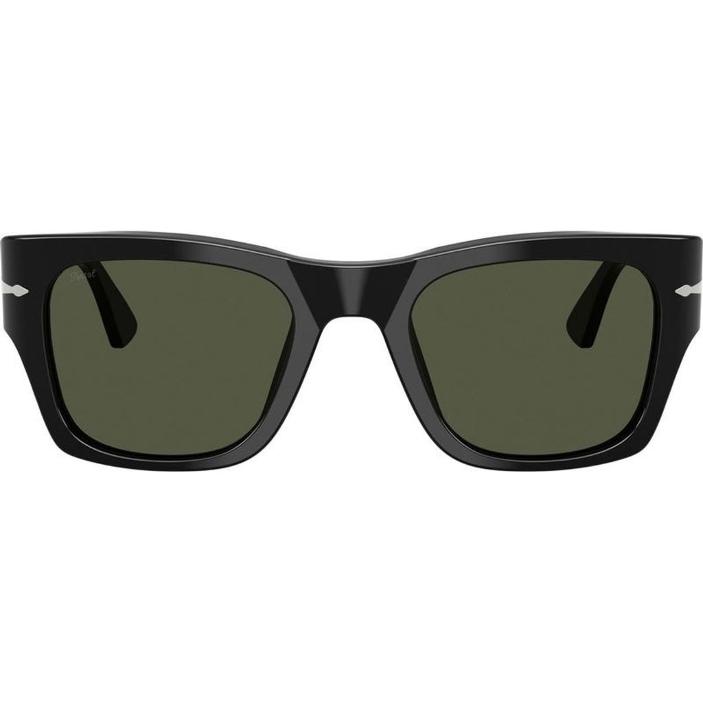 PO3384S, Black/Green Glass Lenses 52 Eye Size