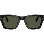PO3384S, Black/Green Glass Lenses 52 Eye Size