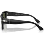 PO3384S, Black/Green Glass Lenses 52 Eye Size