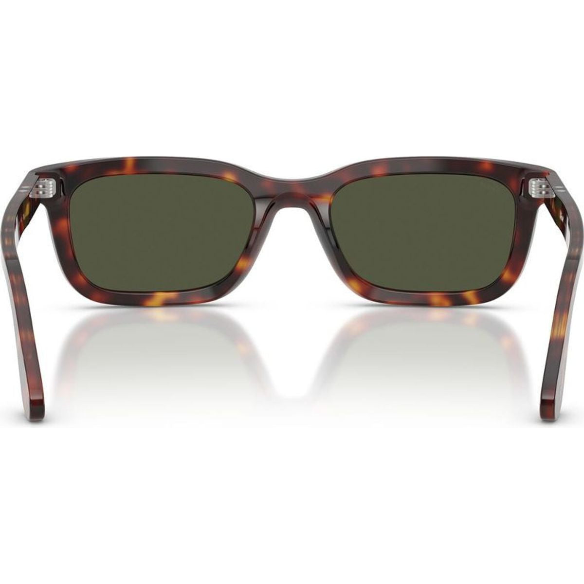 PO3396S, Dark Havana/Green Glass Lenses