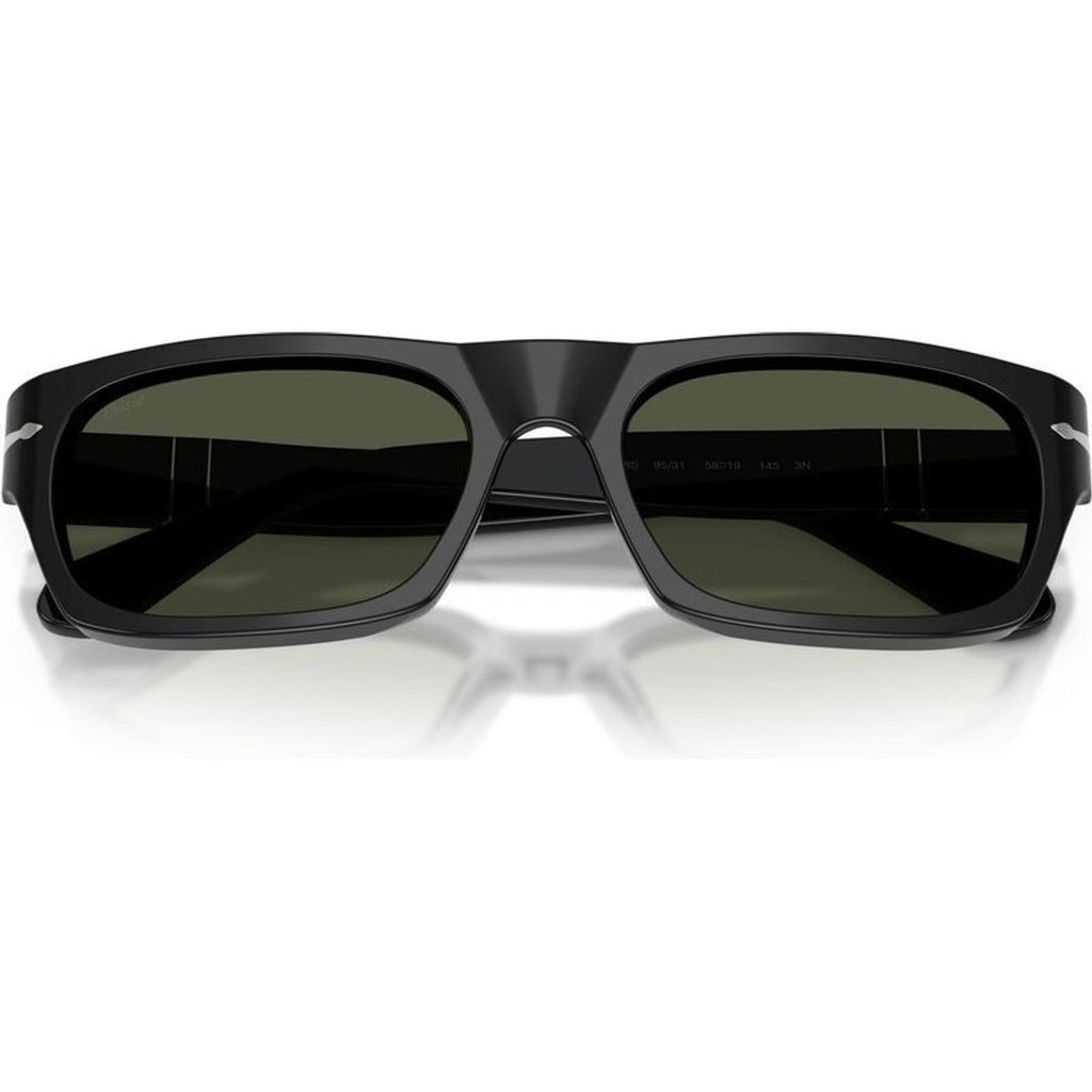 PO3398S, Black/Green Glass Lenses 55 Eye Size