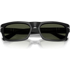 PO3398S, Black/Green Glass Lenses 55 Eye Size