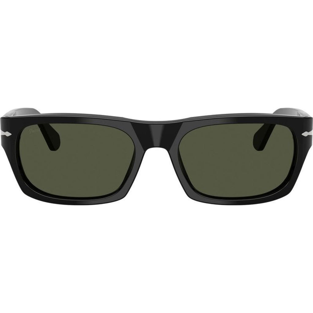 PO3398S, Black/Green Glass Lenses 55 Eye Size