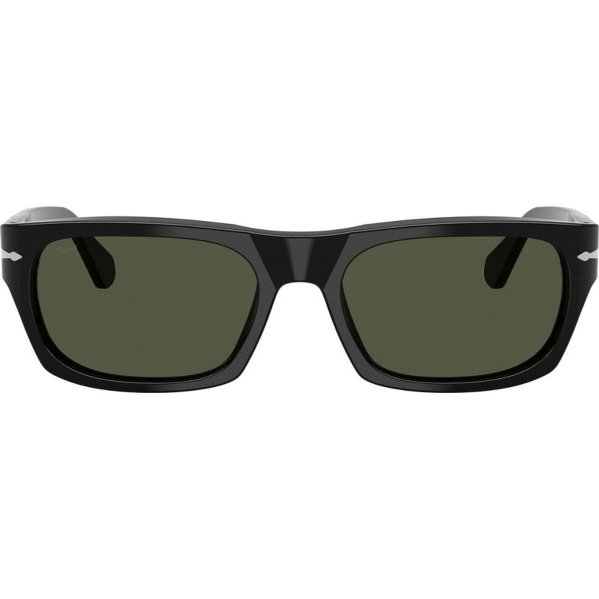 PO3398S, Black/Green Glass Lenses 55 Eye Size