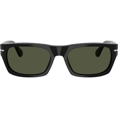 PO3398S, Black/Green Glass Lenses 55 Eye Size