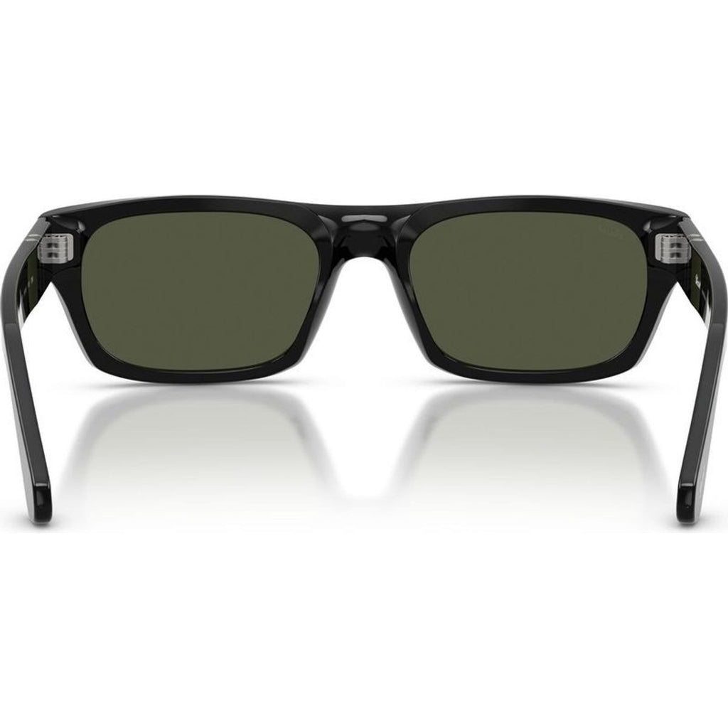 PO3398S, Black/Green Glass Lenses 55 Eye Size