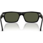 PO3398S, Black/Green Glass Lenses 55 Eye Size