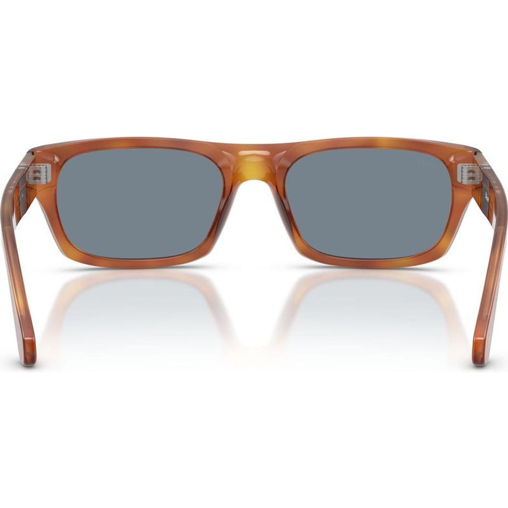PO3398S, Terra Di Siena/Light Blue Glass Lenses 55 Eye Size